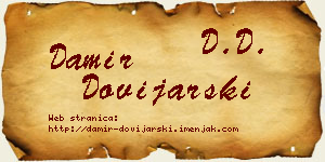 Damir Dovijarski vizit kartica